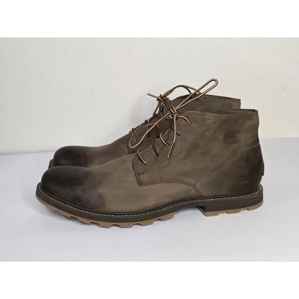 Sorel Men's Madson Chukka Waterproof Boots Dark Brown | Size 14 EUC